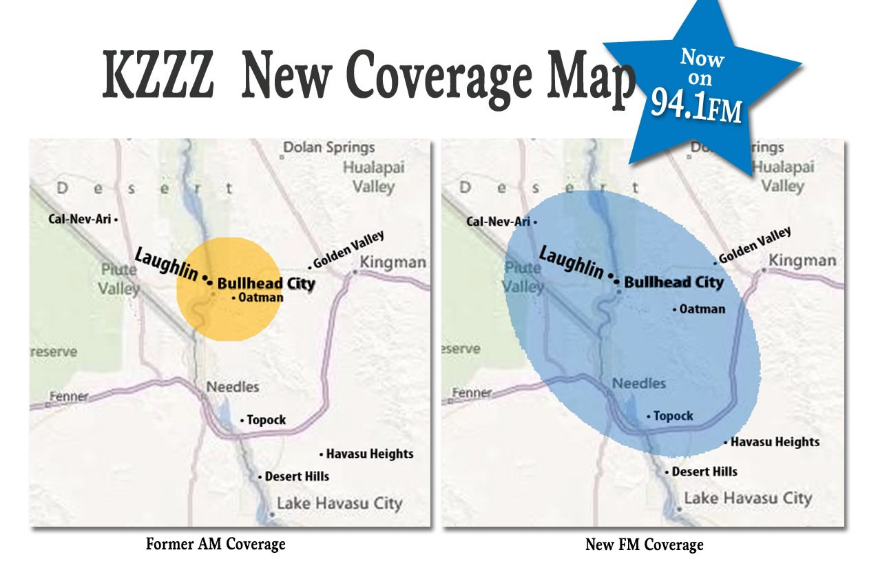 KZZZ Coverage Map